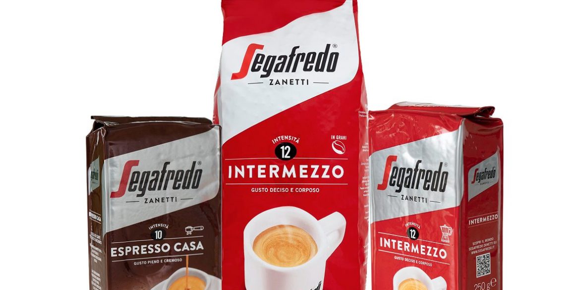 Caffè Segafredo in packaging green