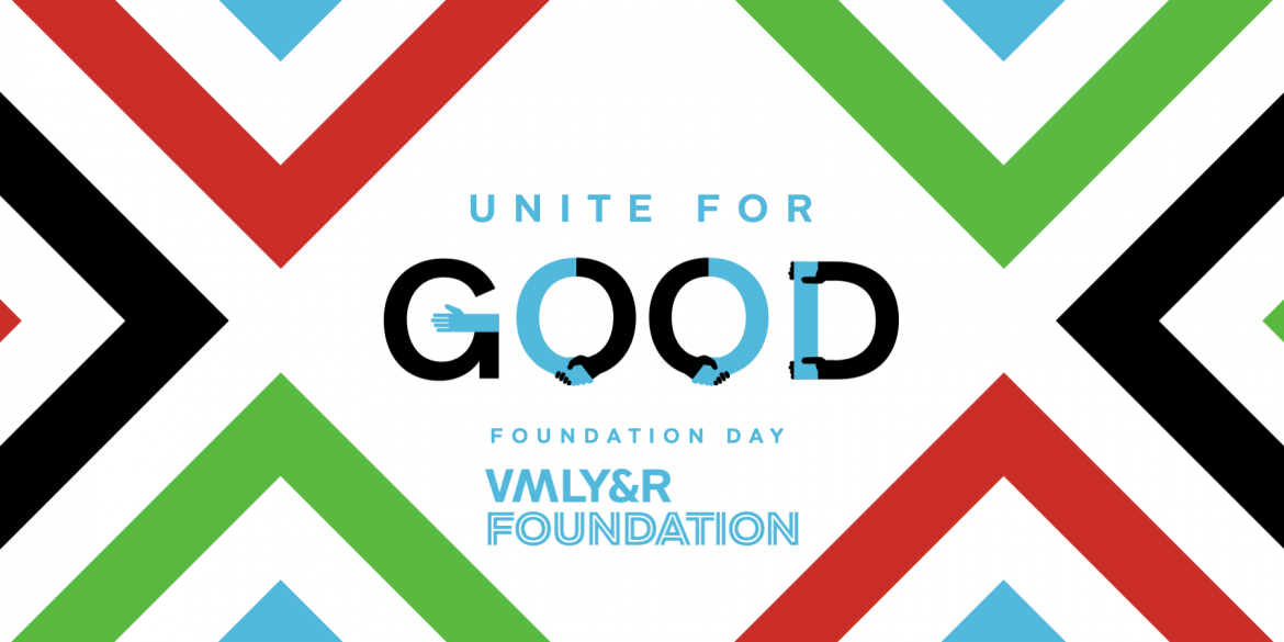 Il logo del Foundation Day di VMLY&R, che viene celebrato con attività di volontariato