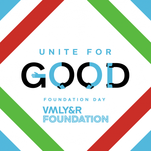 Il logo del Foundation Day di VMLY&R, che viene celebrato con attività di volontariato