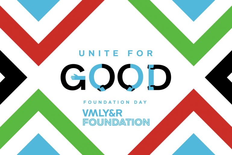 Il logo del Foundation Day di VMLY&R, che viene celebrato con attività di volontariato