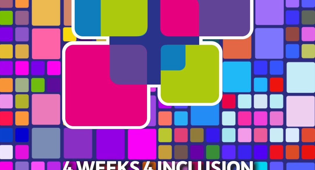 Locandina dell'evento 4 weeks 4 inclusion per l'inclusione