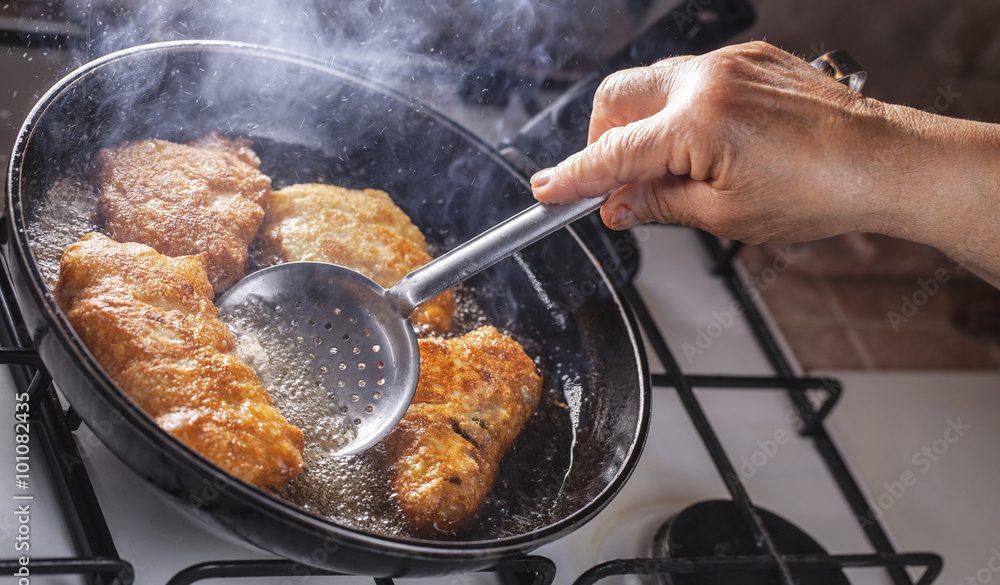 Cottura di fritto in padella