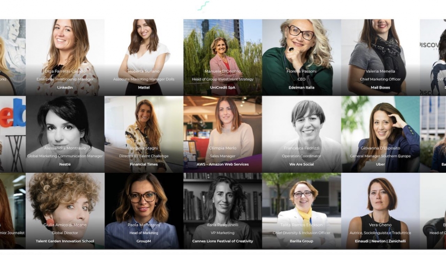 Alcune delle relatric al WomenXImpact, summit sull'empowerment femminile