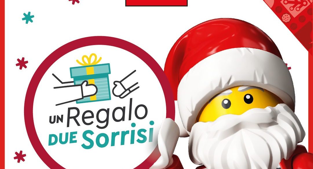 L'iniziativa Lego 'Un regalo, due sorrisi'