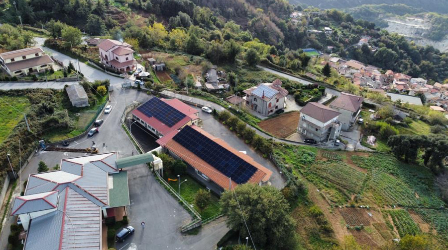 L'impianto fotovoltaico a San Nicola da Crissa (Vibo Valentia)