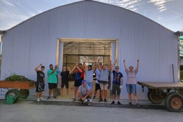 Foto di gruppo della Cooperativa Il Glicine